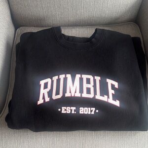 Black Rumble Sweatshirt